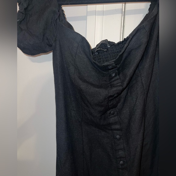 Zara Lilen Viscose Off-Shoulder Dress - Picture 6 of 6